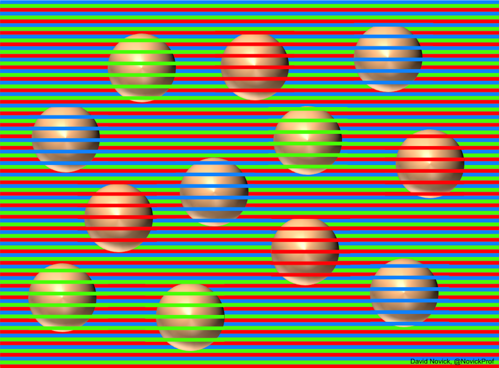 De quelle couleur sont ces boules ? Cette illusion d'optique bluffante — free download